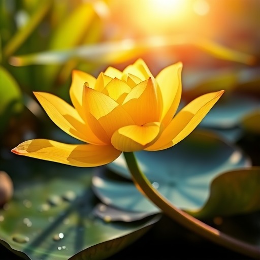 黄色荷花的风姿与寓意，静待绽放的夏日美景(图1)