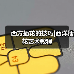 西方插花的技巧|西洋插花艺术教程（图3）