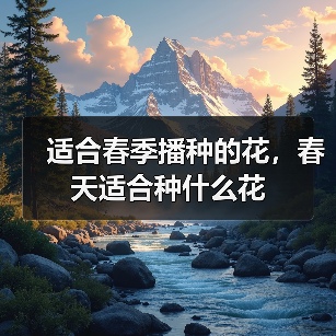 适合春季播种的花，春天适合种什么花（图4）