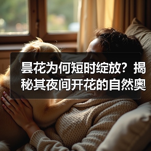 昙花为何短时绽放？揭秘其夜间开花的自然奥秘与生存策略（图1）