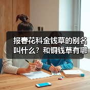 报春花科金钱草的别名叫什么？和铜钱草有哪些区别？（图1）