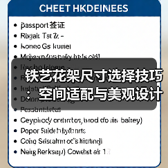 铁艺花架尺寸选择技巧：空间适配与美观设计（图2）
