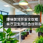 绿植装饰新家全攻略：客厅卫生间适合放哪些植物？（图1）