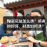 陶瓷花盆怎么选?听声辨好坏,材质如何选?(图1) 陶瓷花盆怎么选?听声辨好坏,材质如何选?(图1)