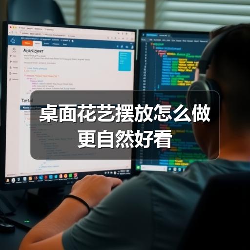 桌面花艺摆放怎么做更自然好看